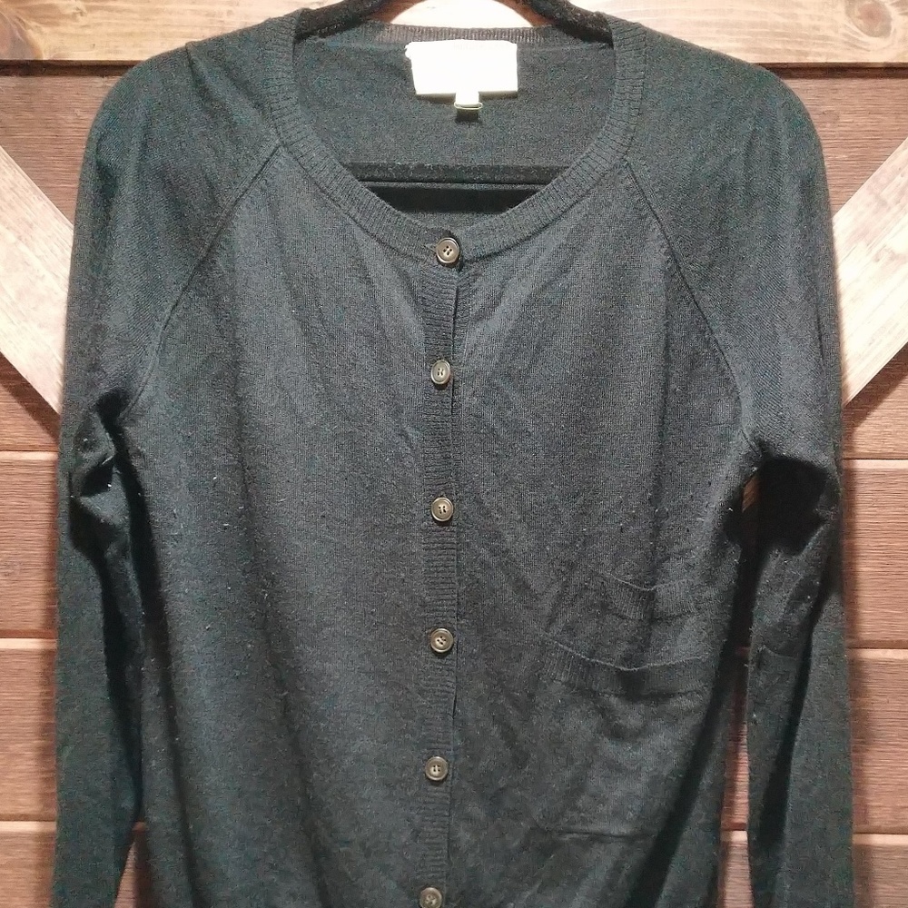 MINDEN CHAN WOMENS CARDIGAN CROP SWEATER